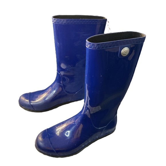 Ugg Australia Rain Boots 8 blue women's knee high Sienna Made‎ in USA shoes - Picture 4 of 9